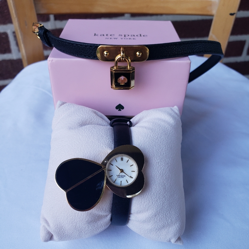 Kate Spade Heart watch WITH Kate Spade lock bracelet